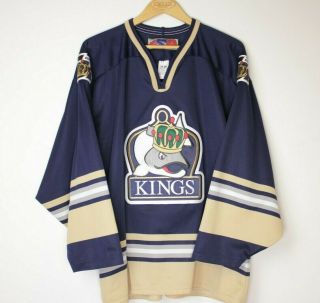 Vintage Victoria Salmon Kings Hockey Jersey Echl Made In Canada Sp Adult Large