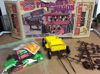Vintage Empire Legends Of The West Peddlers Wagon Missing Parts