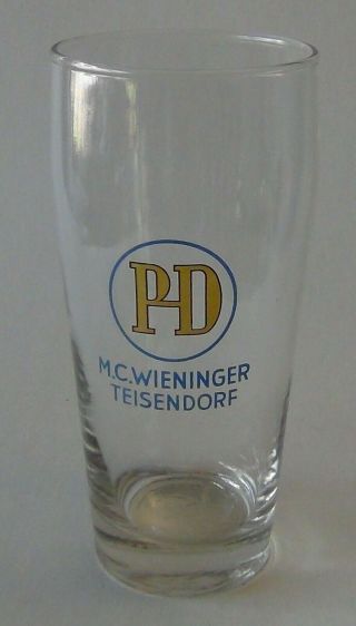 Vintage German Wieninger Teisendorf.  5l Beer Glass - Circa 1970 - Sanahed 1386