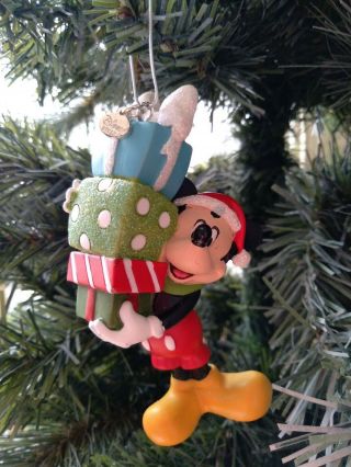 Disney Store Mickey Mouse Christmas Tree Ornament