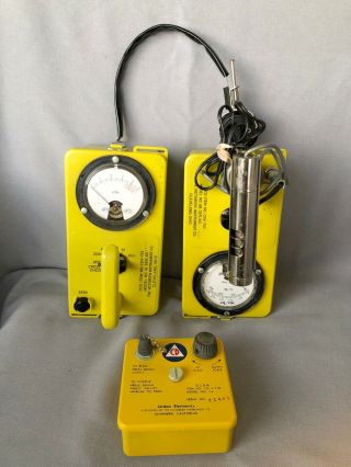 Vintage Cd V - 715 & 1a Civil Defense Radiolocical Survey Meter/geiger Counters