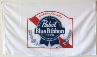 Pabst Blue Ribbon Beer Flag 3 