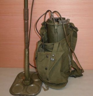 Vintage US Army Corps of Engineers Bulova Portable Detecting Set Mine Detector 3
