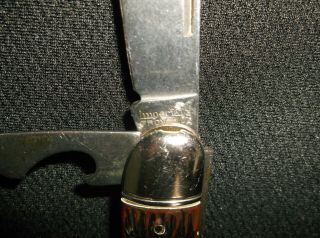 Vintage Imperial Crown Prov RI,  Fishing Pocket Knife w Scaler Model 2284833 3