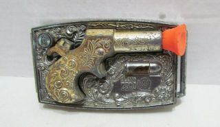 Mattel Buckle Gun Remington Derringer Shootin 