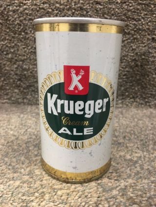 Krueger Cream Ale; 12oz Pull Tab Beer Can; Cranston,  Ri,  Rhode Island