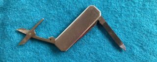 Vintage Pocket Knife Scissors Nails File Multi Tool Barlow Stainless Japan