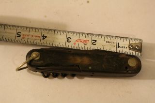 Very Old Wood Handle Friedr Ern & Co Multi Tool Folding Pocket Knife Solingen