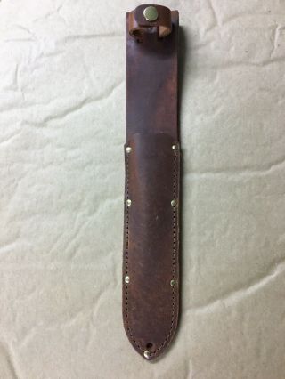 Ontario Knife Co Leather Sheath For Us M3 Trench Knife Dagger Blade