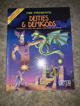 Vintage Ad&d Deities And Demigods - 128 Page - 1st Ed 3rd Printing