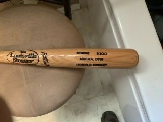 Vintage Montreal Expos Team Issued Louisville Slugger K100 Baseball Fungo Bat