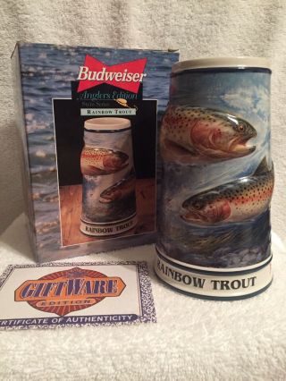 Budweiser Anglers Edition Stein “rainbow Trout” Cs338