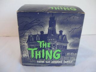 1964 Addams Family The Thing Bank W/ Box Battery