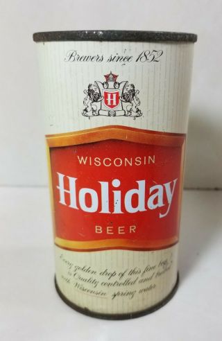 Holiday Beer Flat Top Empty From Potosi Wisconsin