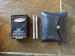 Vintage Bacharach Draft - Rite Pocket Gauge Manometer Chimney Pipe Flues Fire Z3