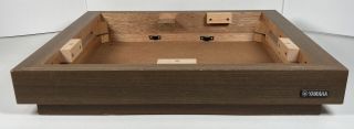 Vintage Yamaha Yp - 701 Turntable Wood Grain Cabinet