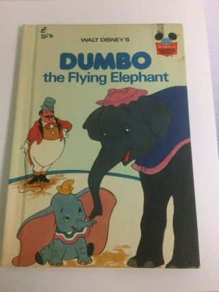 Vintage Disney Book Dumbo The Flying Elephant 1978 Hardback