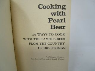 Cooking With Pearl Beer Brewing Co San Antonio Texas St.  Joseph Missouri 2