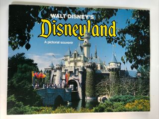 Vintage Disneyland Pictorial Souvenir Paperback 9x12 34 Page
