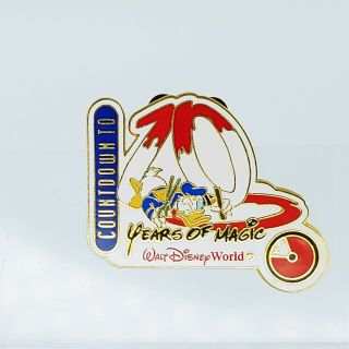 Countdown To 100 Years Of Magic 2 Weeks To Go Donald Le Disney Pin 7855