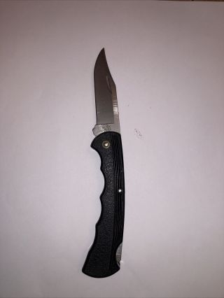 Buck 422a Bucklite Lockback Folding Pocket Knife In Black