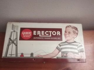 Erector Set,  No.  10042 Automatic Radar - Scope Set,  By Gilbert.  Not Complete 1950s