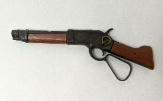 Vtg 1950s Marx Wanted Dead Or Alive Official Mares Laig Legcap Gun Diecast Toy
