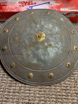 Medieval Metal Shield Decoration/battle Viking Real Estate Find