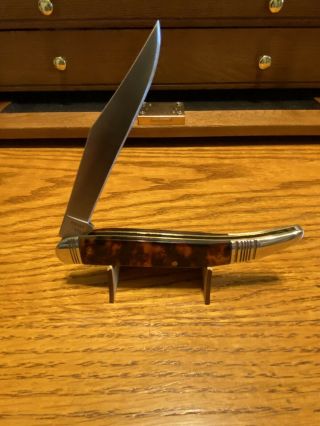 Remington R1615T Toothpick Folding Knife,  2001 Edition,  Celluloid Tortoiseshell 2
