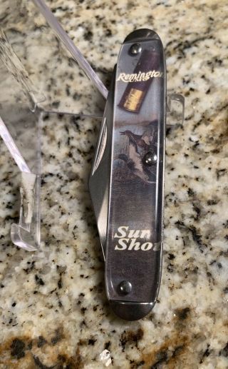 Vtg “mint” Remington Umc Usa " Sure Shot " Advertising Pocket Knife