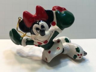 Ice Skating Mini Ornament - Enesco Wonderful Winterland - Mickey & Co.