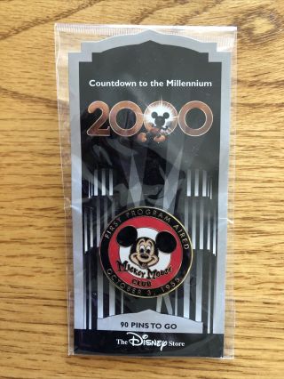 Mickey Mouse Club First Aired Disney Store Countdown To The Millennium Pin 91