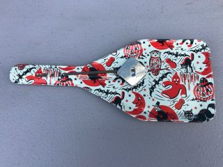 Vintage Old Stock Halloween 1970s Tin Noise Maker Frying Pan Style