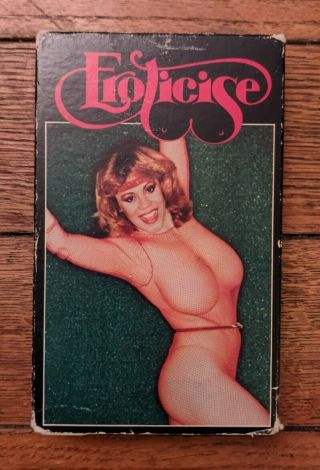 Eroticise (betamax 1983) Vintage B - Movie Beta Tape Retro Cult Smut Vestron Video