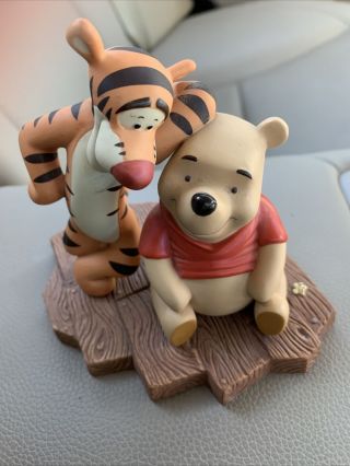 Disney Enesco Pooh & Friends Thanks For Being A Caring Sort Of Bear Tigger Pooh