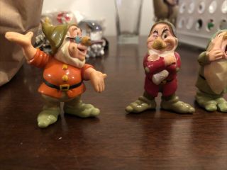 Disney Snow White Seven 7 Dwarfs Figures 2