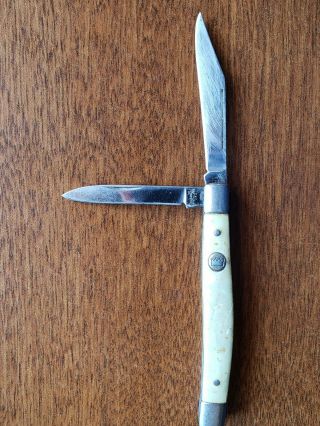Imperial Pocket Knife W/ Crown Insert On Handle