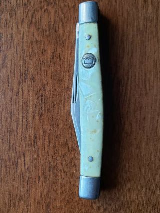 Imperial Pocket Knife w/ Crown Insert on Handle 2