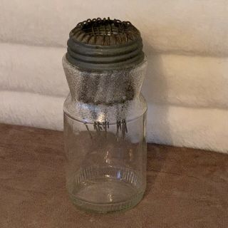 Vintage Jar Glass Mouse Trap Critter Trap