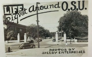Vintage 40s Ohio State University Osu Booklet Ad Promo Photos Life Right Around