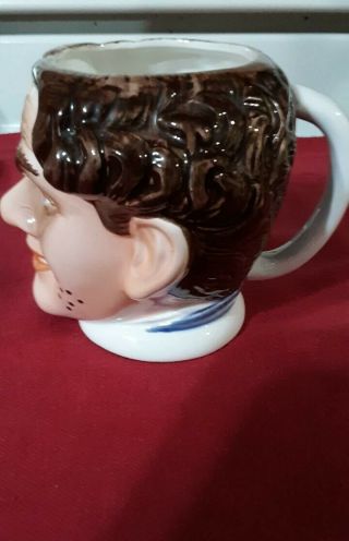 Dick Tracy Movie - Flat Top Ceramic Head Mug - Disney - Applause 3