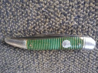 Imperial Knife Made In Usa Fishing Fish Scaler Crown Old Vintage Folding Pocket