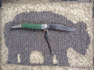 IMPERIAL KNIFE MADE IN USA FISHING FISH SCALER CROWN OLD VINTAGE FOLDING POCKET 2