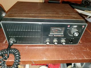 Vintage Sears Roadtalker 40 - Channel Cb Base Station Powers Up - Has Sound
