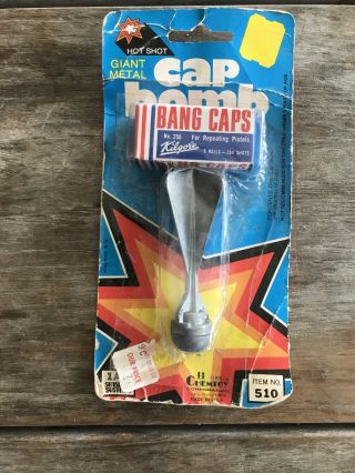 Vintage 1976 Chemtoy Big Bang Cap Bomb Nip