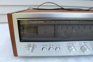 VTG Realistic STA - 52B AM/FM Stereo Receiver 1979 Model 31 - 2080 Radio Shack READ 3