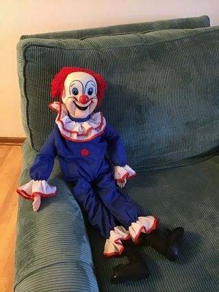 Larry Harmon Bozo The Clown Ventriloquist Dummy Doll 30” tall 3