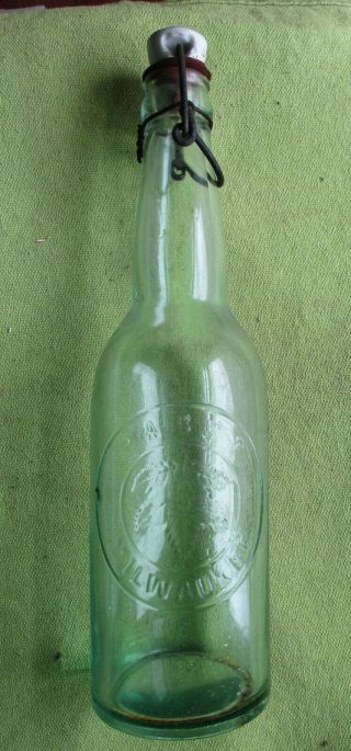 Pabst Vintage Beer Bottle Blob Top