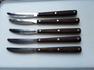 5 Cutco No.  47 Vintage Table Steak Knives Patent 2147079 Knife
