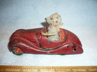 Vintage Schuco Sonny Mouse 2005 Tin Wind Up Toy Car
